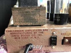 Bogen Challenger HF10g 10w 1950s Vintage Valve Amplifier / Mono. Fully Working