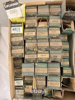 Box Lot of 189-Vintage TV / AUDIO /AMPLIFIER / HAM / RADIO Tubes