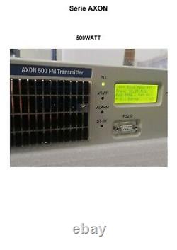 Broadcast Prof Axon 500w MPX FM Transmitter Wide Band 88 108 Mhz NEW