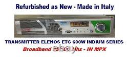 Broadcast Prof ELENOS 600w Indium Series FM Transmitter 88/108 Mhz MPX