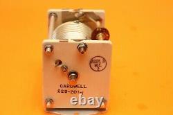 CARDWELL 229-201 10uH VARIABLE ROLLER INDUCTOR COIL ANTENNA TUNER LINEAR AMP