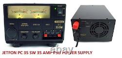 CB RADIO HAM SSB POWER SUPPLY PC-30-SW 30-35 AMP 220V AC 50-60 Hz 8-15V DC