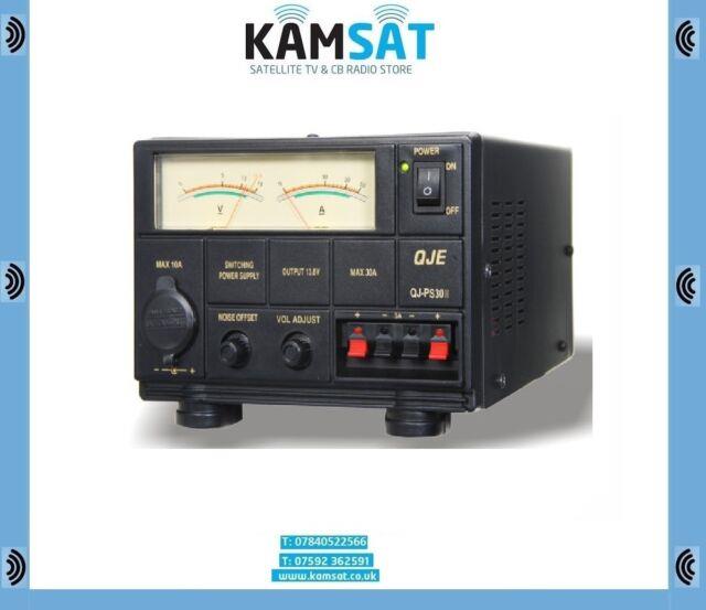 Cb Radio Ham Ssb Power Supply Sm 30 Amp 220v Ac 50-60 Hz 9-15v Dc