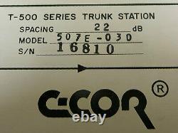 C-Cor Electronics T-500 Series 507E-030 22dB Trunk Quadrant Amplifier Node