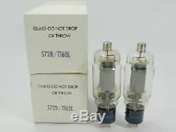 Cetron 572B T160L Power Tube Pair for Ham Radio Amplifier with Boxes