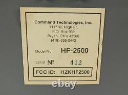 Command Technologies HF-2500 3CX800 Tube Ham Radio Amplifier (works beautifully)