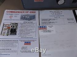 Commander HF-2500 Ham Radio Linear Amplifier Command Technologies ONE OWNER