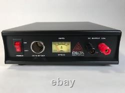 DELTA DPS33 33 Amp 12-13.8v AC/DC Power Supply with AMPERAGE Meter Ham CB Radio
