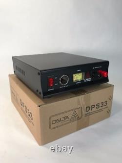 DELTA DPS33 33 Amp 12-13.8v AC/DC Power Supply with AMPERAGE Meter Ham CB Radio