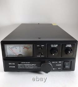 DELTA DPS60M 60 Amp 12v AC/DC Power Supply with Volt Meter For Ham CB Radio