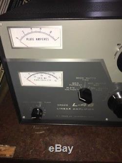 DRAKE L-4B Amplifier Used Works Great NO Power Supply A Few Scratches on case