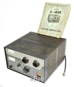 DRAKE L-4B Linear Amplifier Used As-Is Untested Good Physical Condition