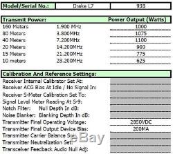 DRAKE L-7 2KW HF Linear Amplifier Refurbished / Tested Fully Working Condition
