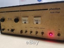 D&a Phantom Triple Stage Linear Amplifier Ham Radio For Parts Untested Rare Look