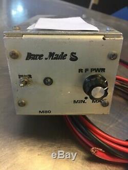Dave Made M80 2 Pill CB/Ham Amplifier Fatboy xforce With Connecting Cable Bundle