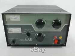 Drake L4B Vintage 3-500Z Tube Ham Radio Amplifier + Manual (please read) SN 6115