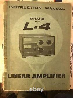 Drake L4 HF Valve Linear and PSU (2KW PEP SSB and 1KW AM, CW, RTTY)