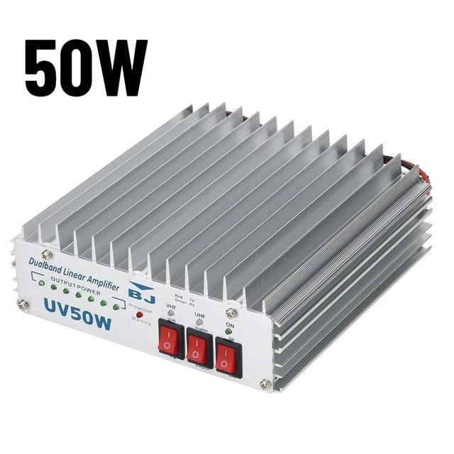 Dual Band Vhf&uhf Power Rf Amplifier 50w Linear Only Use Fm Uv Bi-band Amplifier