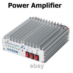 Dual Band VHF&UHF Power RF Amplifier 50W Linear only use FM UV Bi-Band Amplifier