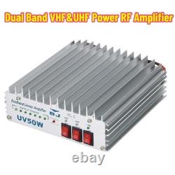 Dual Band VHF&UHF Power RF Amplifier Linear only use FM UV Bi-Band Amplifier 50W