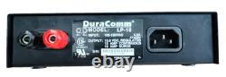 DuraComm LP-18 Desktop Power Supply 13.8VDC 15A Continuous 18A Surge Ham Radio