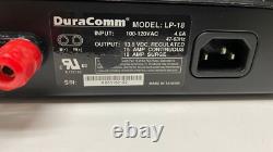 DuraComm LP-18 Desktop Power Supply 13.8VDC/18AMP Surge 15 AMP Continuous