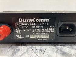 DuraComm Power Supply Model LP-18 for Ham Radio, etc. OPEN-CIRCUIT TESTED