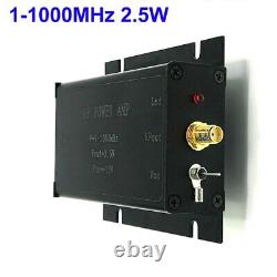 Durable Amplifier RF Tools VHF UHF 1-1000MHz 15V 2.5W HF Black Broadband