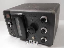 EF Johnson Viking Courier Vintage Ham Radio Amplifier + 2x 811A Tubes SN Unknown
