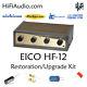 Eico Hf-12 Amp Restoration Recap Repair Service Rebuild Kit Fix Filter Capacitor