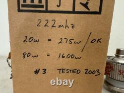 EIMAC 8877 3CX1500A7 PA Tube 06980 Made in USA Ham Radio Amplifier Valve EIMAC 8877 3CX1500A7 PA Tube 06980 Made in USA Ham Radio Amplifier Valve