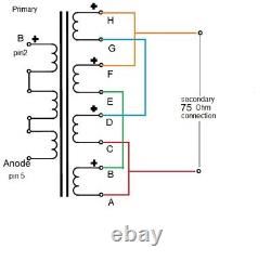 EL84 Single Ended Output Transformer for Headphone amplifiers, 10W(pair)