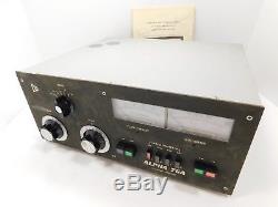 ETO Alpha 76A Amplifier for Ham Radio for Parts/Restoration with Orig Box SN 5999