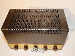 Eico HF 20 Amplifier with Dark Cage Cover