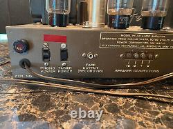 Eico HF-20 HF20 Integrated Tube Amp Amplifier withmanual Tested Working withvideo