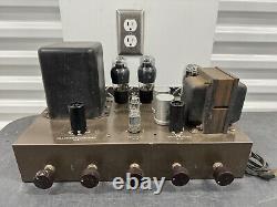 Eico HF 20 Mono Amplifier with No Cage Cover UNTESTED