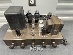 Eico HF 20 Mono Amplifier with No Cage Cover UNTESTED