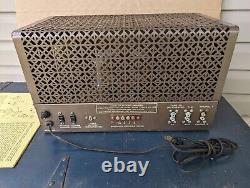 Eico Model HF 20 Amplifier with Dark Cage Cover Manual