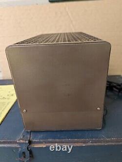 Eico Model HF 20 Amplifier with Dark Cage Cover Manual