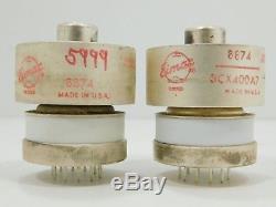 Eimac 8874 3CX400A7 Power Output Tube Pair for Ham Radio Amplifiers