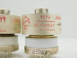 Eimac 8874 3CX400A7 Power Output Tube Pair for Ham Radio Amplifiers