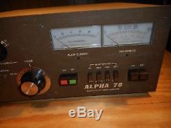 Eto, Alpha 78 Bandpass Hf Linear Amplifier, Ham Radio, Vintage Examine
