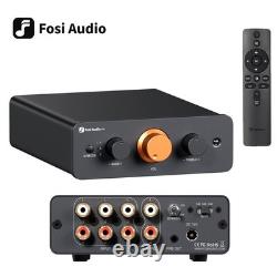 Fosi Audio P4 Mini Preamplifier With3 Inputs Gain Adjustable Bass & Treble Control