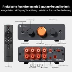Fosi Audio P4 Mini Preamplifier With3 Inputs Gain Adjustable Bass & Treble Control