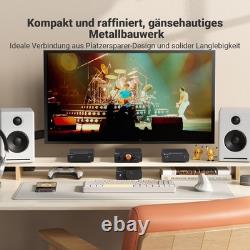 Fosi Audio P4 Mini Preamplifier With3 Inputs Gain Adjustable Bass & Treble Control