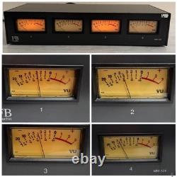 FourBit MM-124 4-Channel VU Meter Unit -USED Working