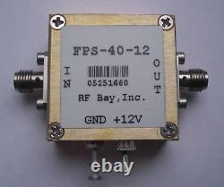 Frequency Divider 0.1-12.0GHz Divide by 40, FPS-40-12, New, SMA