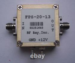 Frequency Divider 0.1-13.0GHz Divide by 20, FPS-20-13, New, SMA