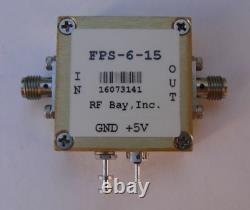 Frequency Divider 0.1-15GHz Divide by 6, FPS-6-15, New, SMA