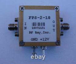 Frequency Divider 0.2-18GHz Divide by 4, FPS-2-18, New, SMA